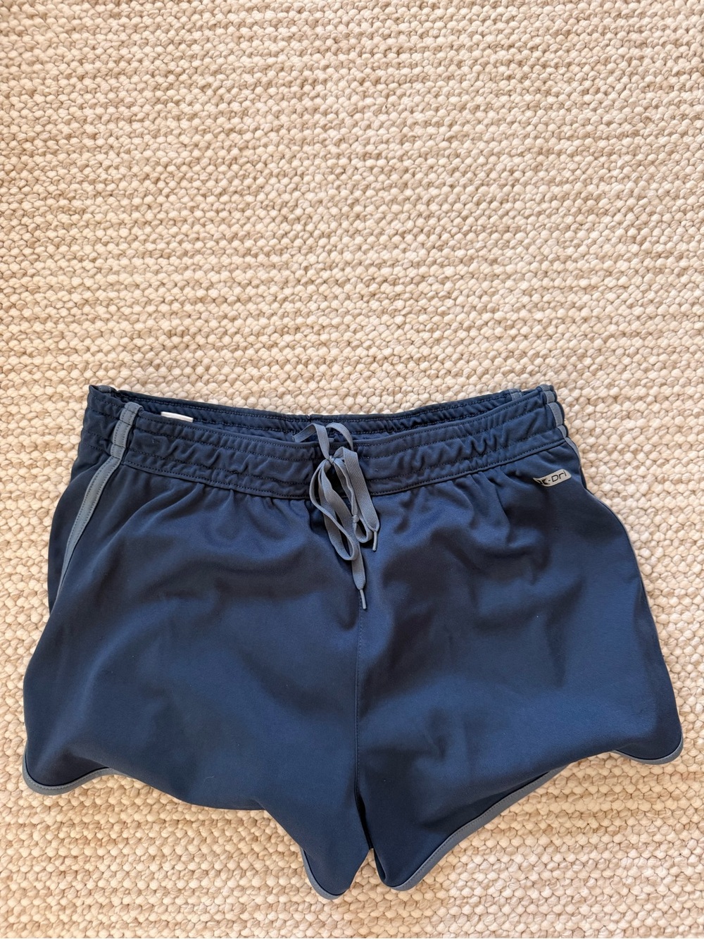 RBX Women's Navy Athletic Shorts with Drawstring